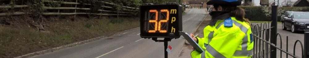 speed monitoring by Thames Valley Police