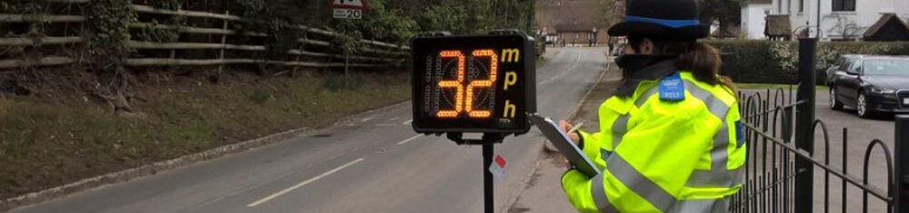 speed monitoring by Thames Valley Police