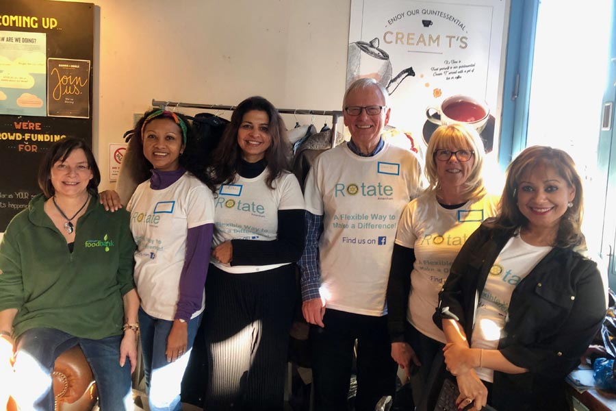 coat and clothing collection organised by Rotate Amersham January 2019