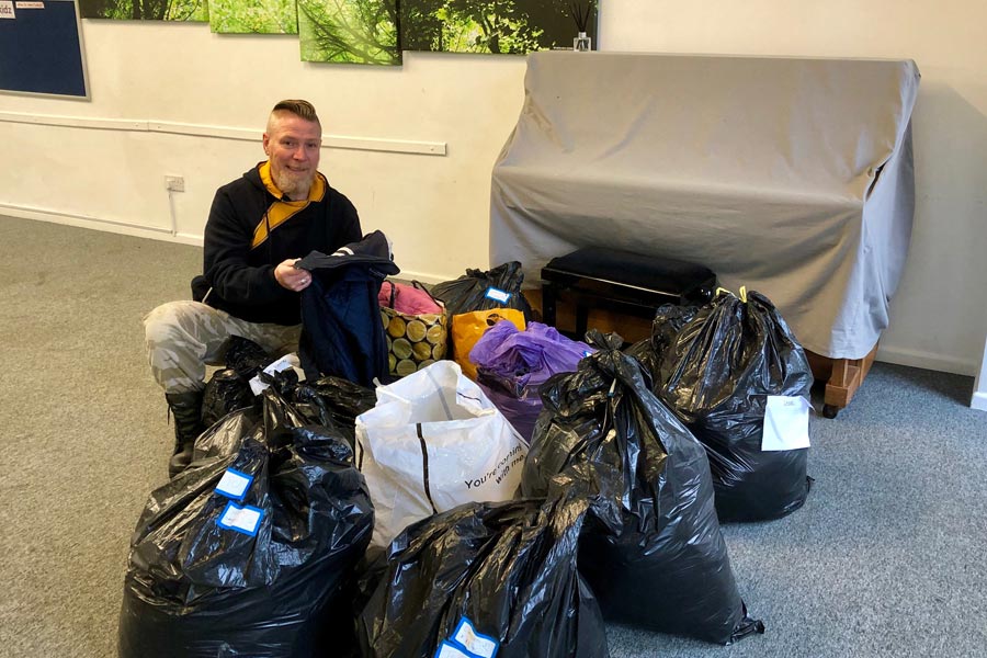 coat and clothing collection organised by Rotate Amersham January 2019