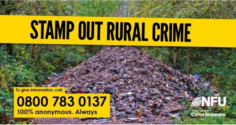 poster advertising Rural Crime Reporting Line