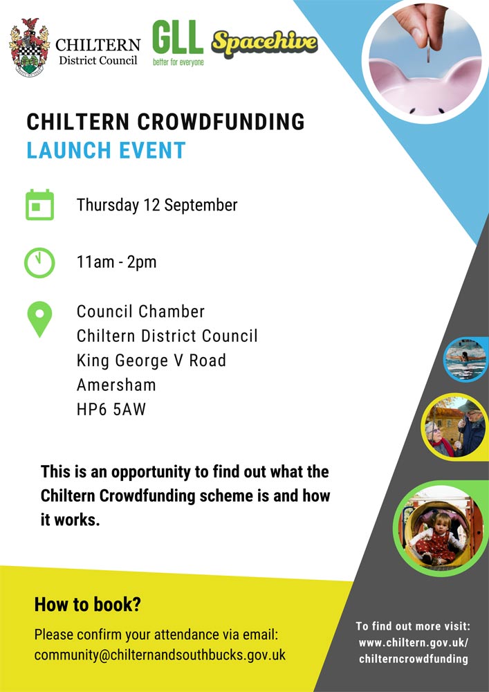 Chiltern Crowdfunding poster