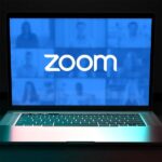 image of computer with zoom on screen