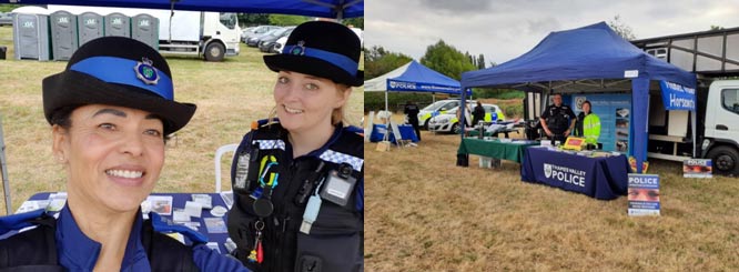TVP rural crime team at local events summer 2022