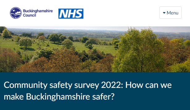 Safer Buckinghamshire Board Community Safety Survey